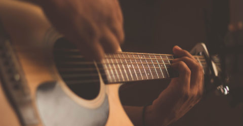 campamento guitarra